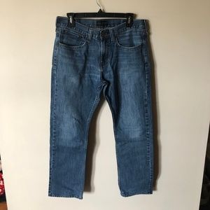 Slim fit blue jeans